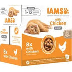 Iams Advanced Nutrition Kitten 1-12 Months Chicken In Jelly 8pk Iams