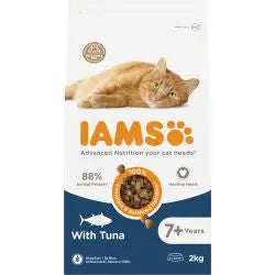 Iams Senior Cat Advanced Nutrition Tuna 2kg￼ Birdham Animal Feeds