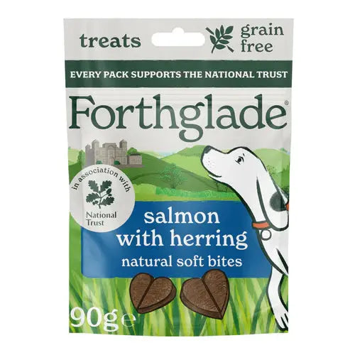 National Trust Soft Bite Treats with Salmon and Herring Forthglade