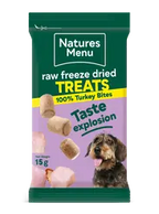 Natures Menu Raw Freeze Dried Turkey Treats Natures Menu