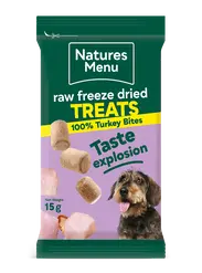 Natures Menu Raw Freeze Dried Turkey Treats Natures Menu
