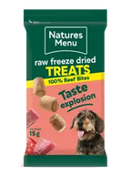 Natures Menu Raw Freeze Dried Beef Treats Natures Menu