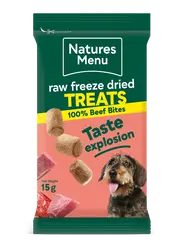 Natures Menu Raw Freeze Dried Beef Treats Natures Menu