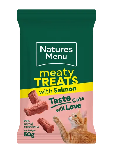 Natures Menu Cat Meaty Treats With Salmon Natures Menu