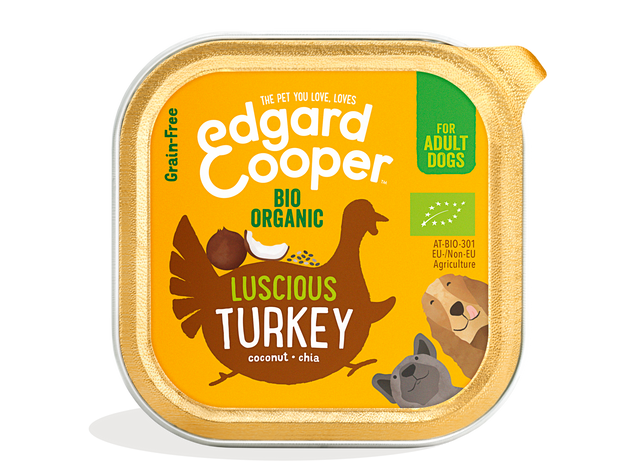 Edgard And Cooper Organic Turkey 100g Birdham Animal Feeds