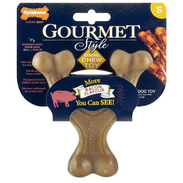 Nylabone Wishbone Small Bacon Flavour Nylabone