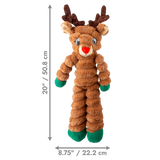 Kong Crumples Shakers Reindeer XL Kong