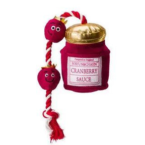 House Of Paws Cranberry Plush Dog Toy House of paws