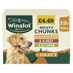 Winalot Meat Chunks In Gravy Winalot