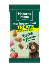 Natures Menu Raw Freeze Dried Lamb Treats Birdham Animal Feeds