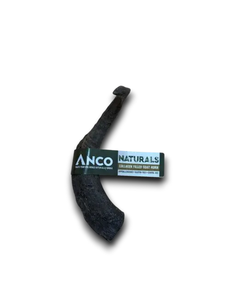Anco Naturals Collagen Filled Goat Horn Birdham Animal Feeds