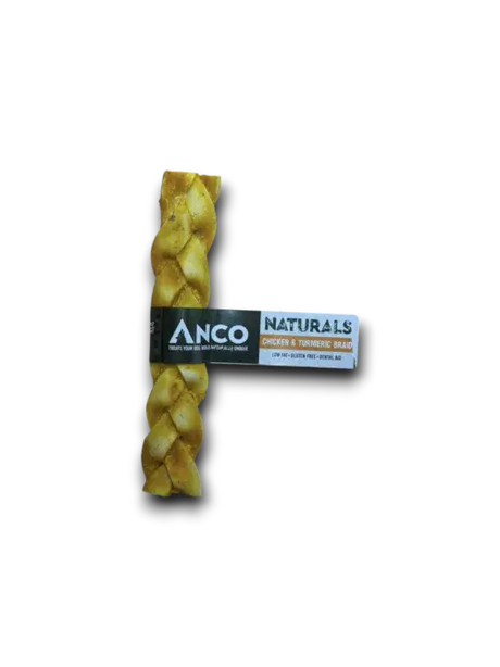 Anco Naturals Chicken & Turmeric Braids Birdham Animal Feeds