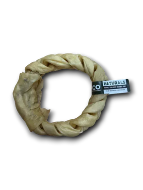 Anco Naturals Giant Buffalo Collagen Braided Ring Birdham Animal Feeds