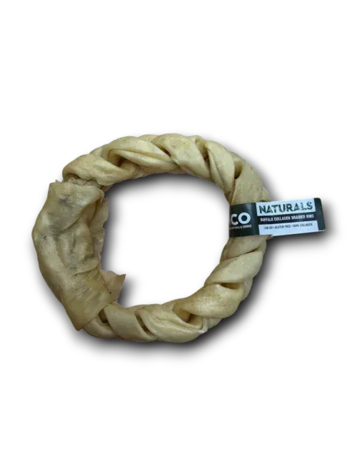 Anco Naturals Giant Buffalo Collagen Braided Ring Birdham Animal Feeds