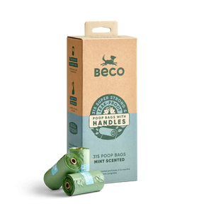 Beco Poop Bags Mint Scented With Handles 60’s Beco Pets
