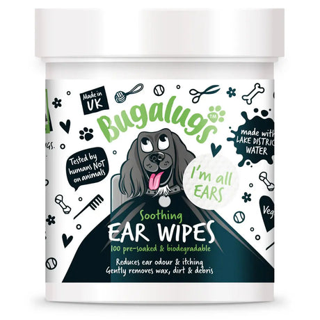 Bugalugs Ear Wipes Birdham Animal Feeds