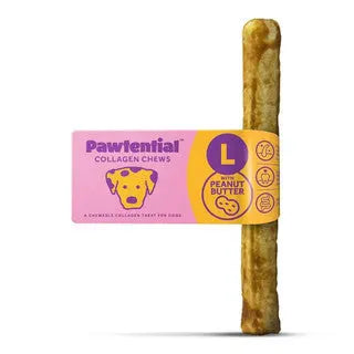 Pawtential Collagen Chews Peanut Butter Large Birdham Animal Feeds