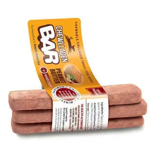 Peanut Butter Chewllagen Bar 3pk Small Chewllagen
