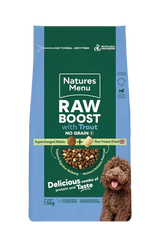 Natures Menu Trout Raw Boost 1.5KG Birdham Animal Feeds