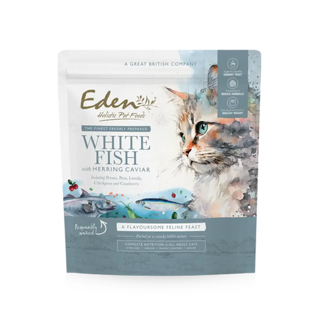 Eden Feline Feast White Fish & Herring Caviar Birdham Animal Feeds