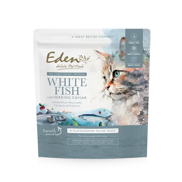 Eden Feline Feast White Fish & Herring Caviar Birdham Animal Feeds