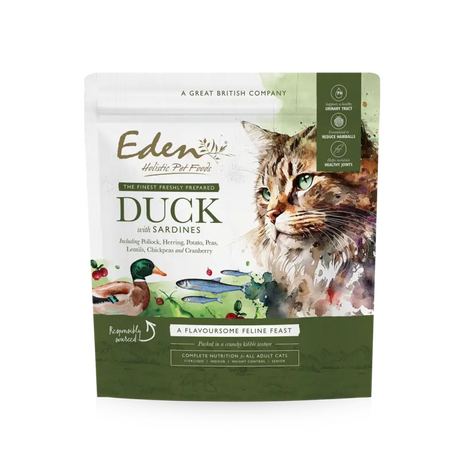 Eden Feline Feast Duck & Sardine 1.5kg Birdham Animal Feeds
