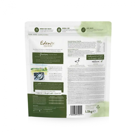 Eden Feline Feast Duck & Sardine 1.5kg Birdham Animal Feeds