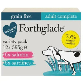 Forthglade Salmon & Sardines Wet Dog Food Variety Pack Birdham Animal Feeds