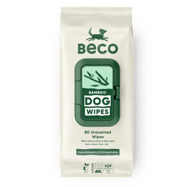 Beco Bamboo Dog Wipes x 80