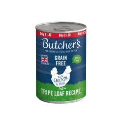 Butcher's Chicken & Tripe Dog Food Can