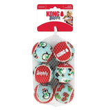 Kong Holiday Squeakair Balls - 6 Pack - Birdham Animal Feeds