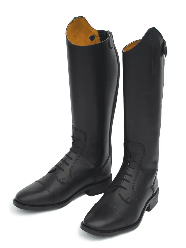 Rhinegold Childrens Berlin Long Leather Riding Boot - Birdham Animal Feeds