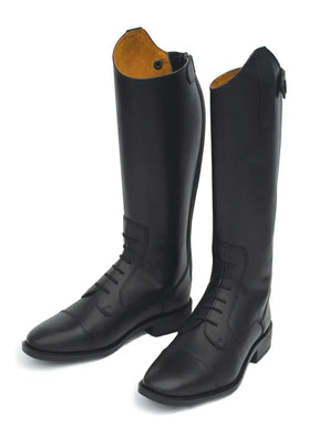 Rhinegold Childrens Berlin Long Leather Riding Boot - Birdham Animal Feeds
