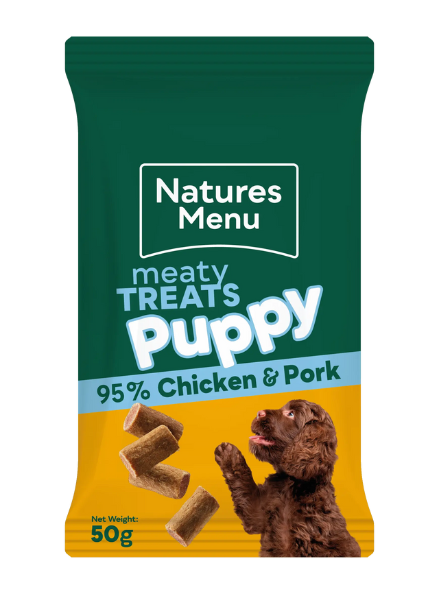 Natures Menu Chicken & Pork Puppy Meaty Treats Natures Menu