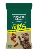 Natures Menu  Lamb, Chicken & Pork Meaty Treats Natures Menu