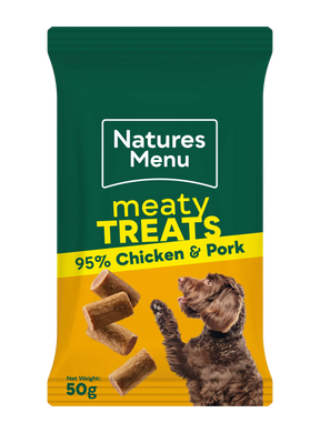Natures Menu Chicken & Pork Meaty Treats Natures Menu