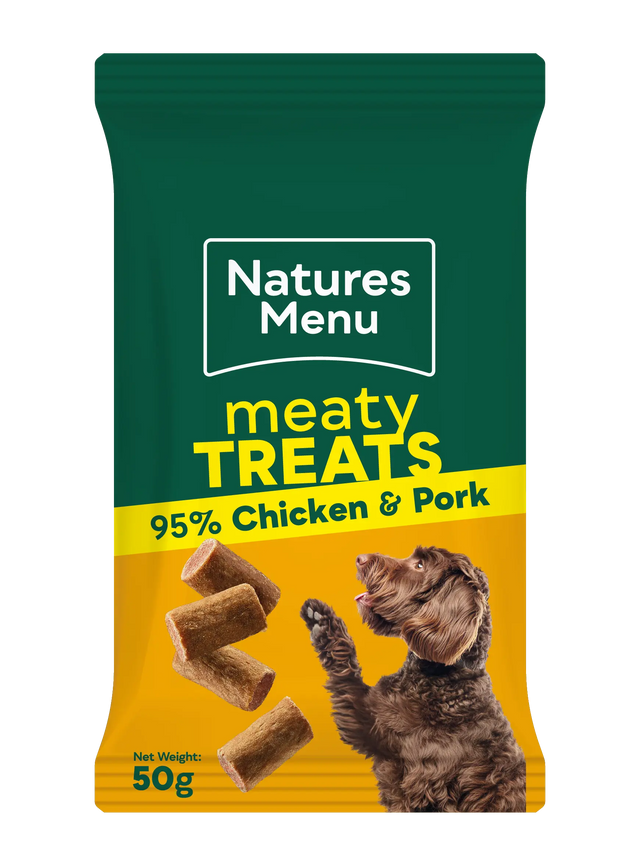 Natures Menu Chicken & Pork Meaty Treats Natures Menu
