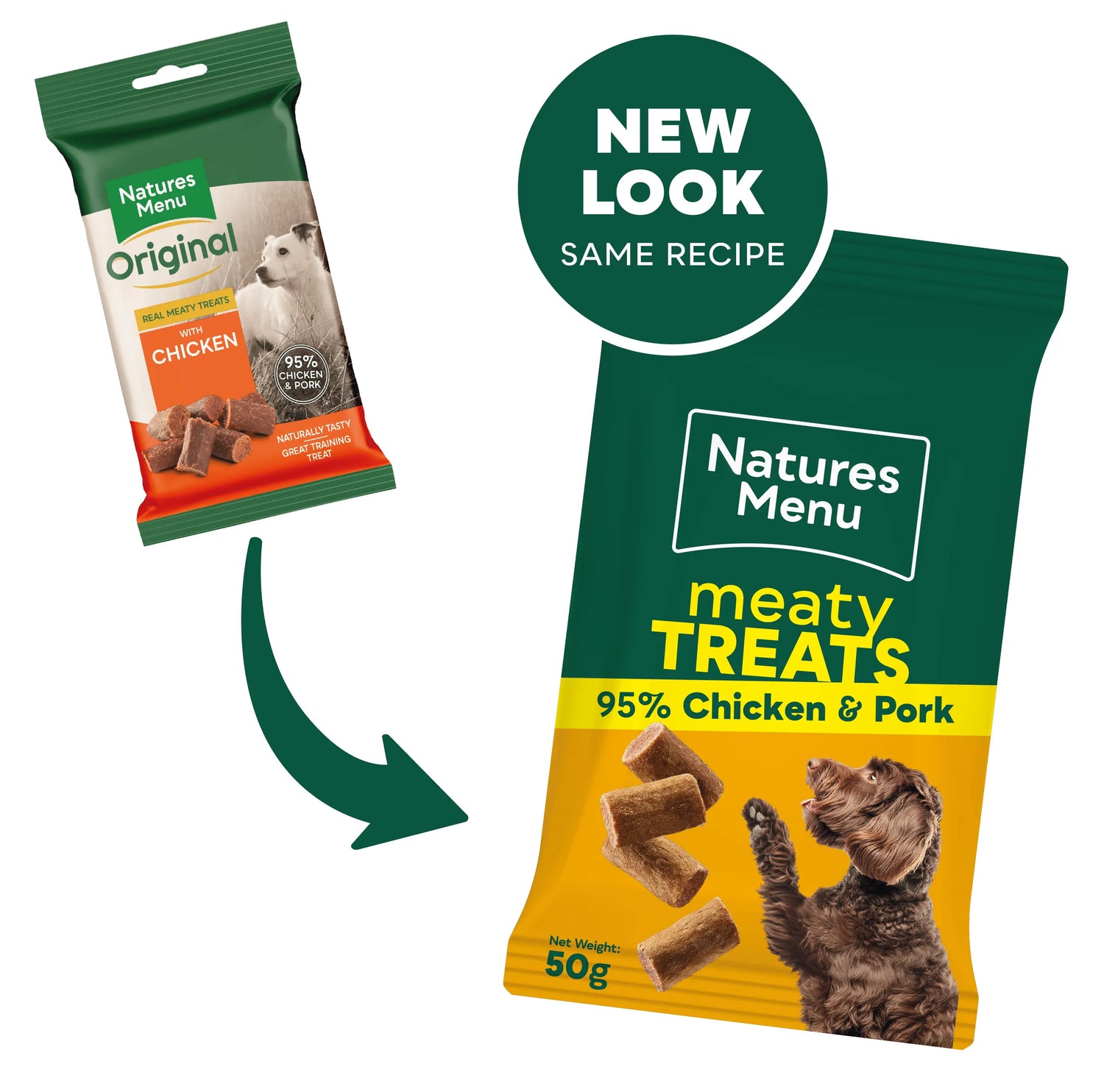 Natures Menu Chicken & Pork Meaty Treats Natures Menu