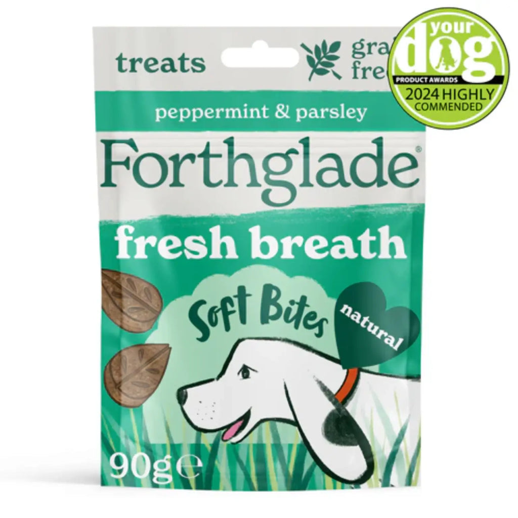 Forthglade Fresh Breath Soft Bites with Peppermint & Parsley - Birdham Animal Feeds