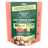 Natures Menu Raw Freeze Dried Beef Dinner Natures Menu