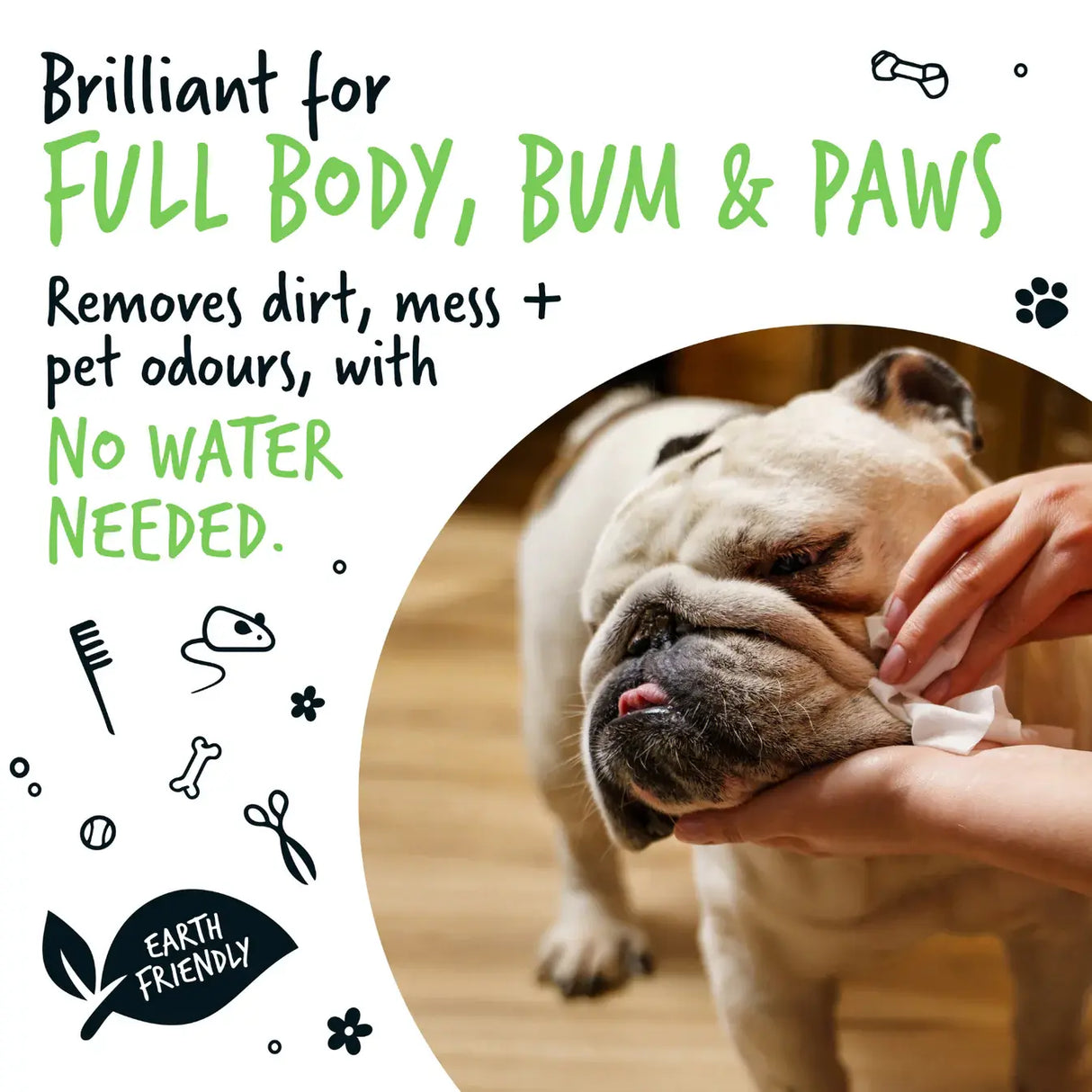 Bugalugs Fragrance Free Dog Wipes Bugalugs
