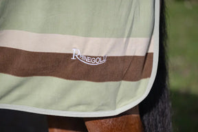 Rhinegold Pistachio Striped Fleece Rugs Rhinegold