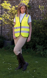 Harlequin Hi Viz Zipped Tabard - Birdham Animal Feeds