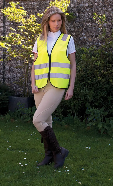 Harlequin Hi Viz Zipped Tabard - Birdham Animal Feeds