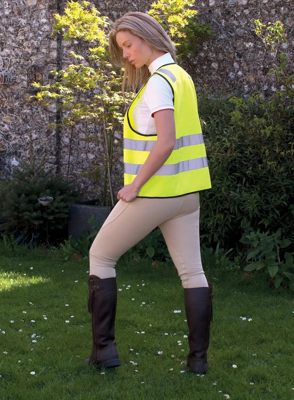 Harlequin Hi Viz Zipped Tabard - Birdham Animal Feeds