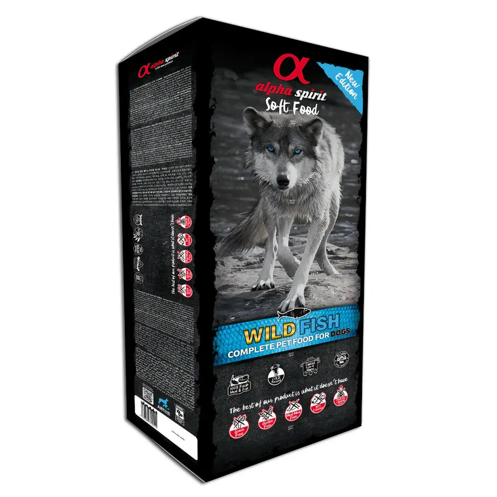 Alpha Spirit Wild Fish Semi-Moist Complete Dog Food Alpha Spirit