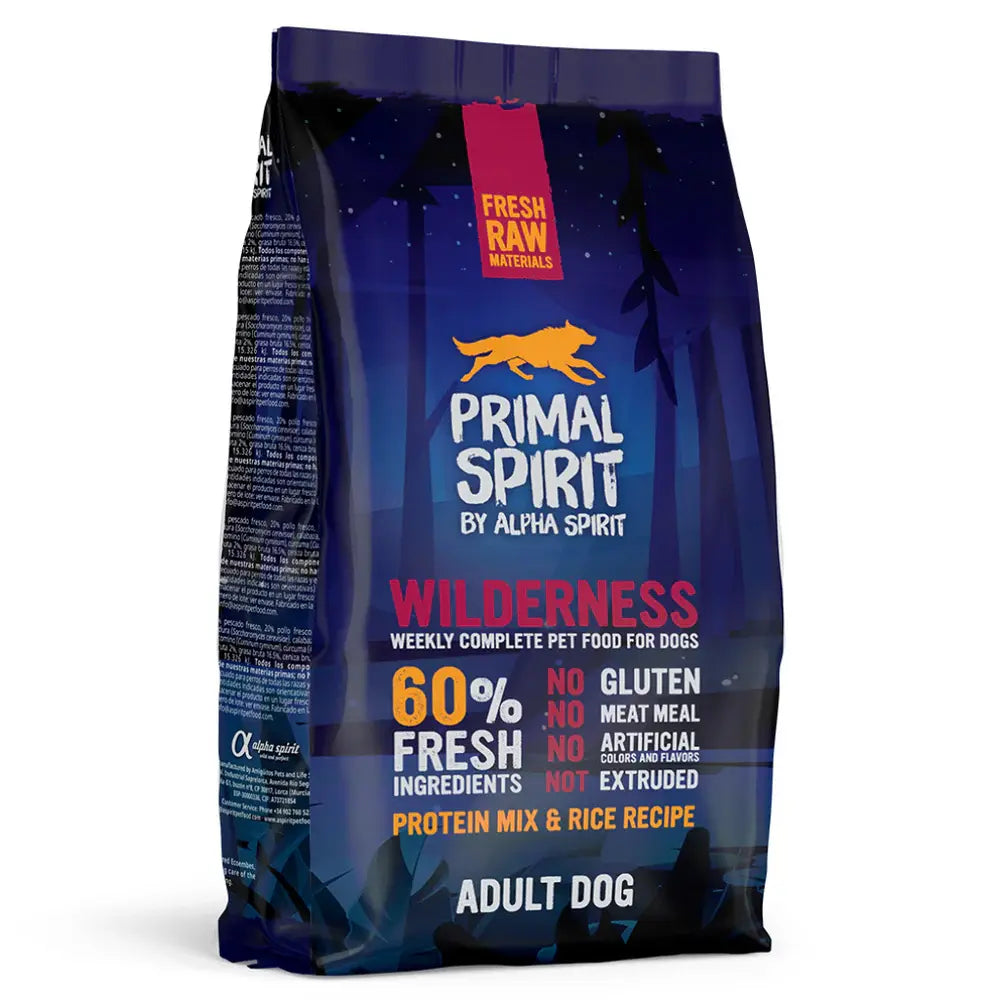 Primal Spirit Wilderness Pork, Chicken and Fish Complete Dog Food Primal Spirit