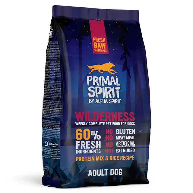Primal Spirit Wilderness Pork, Chicken and Fish Complete Dog Food Primal Spirit