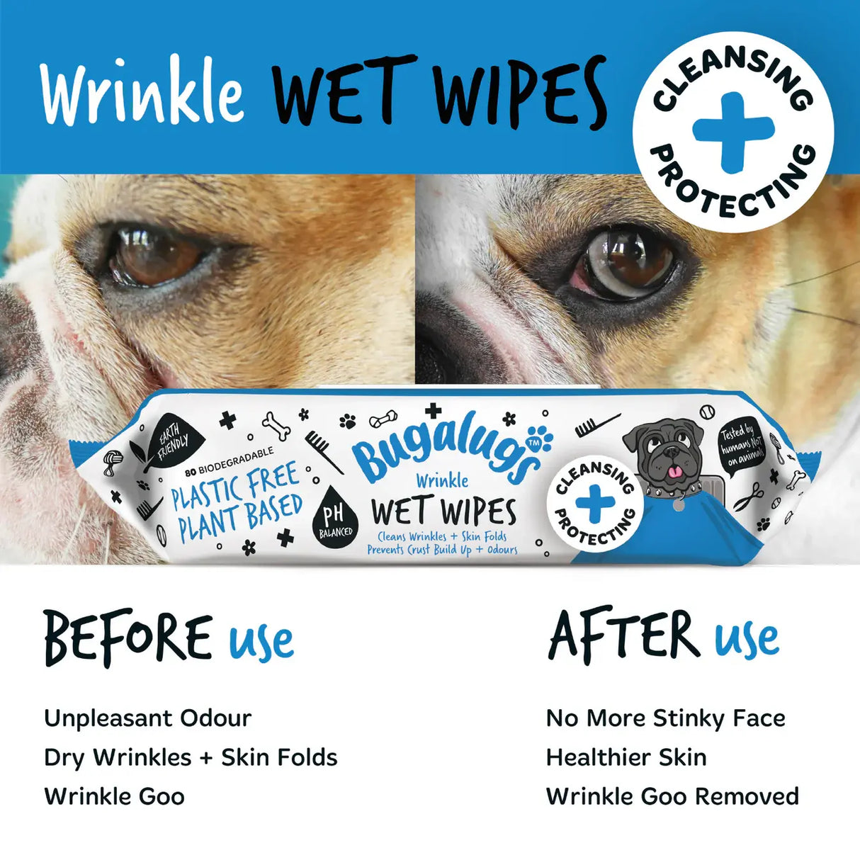 Bugalugs Wrinkle Wet Wipes Bugalugs
