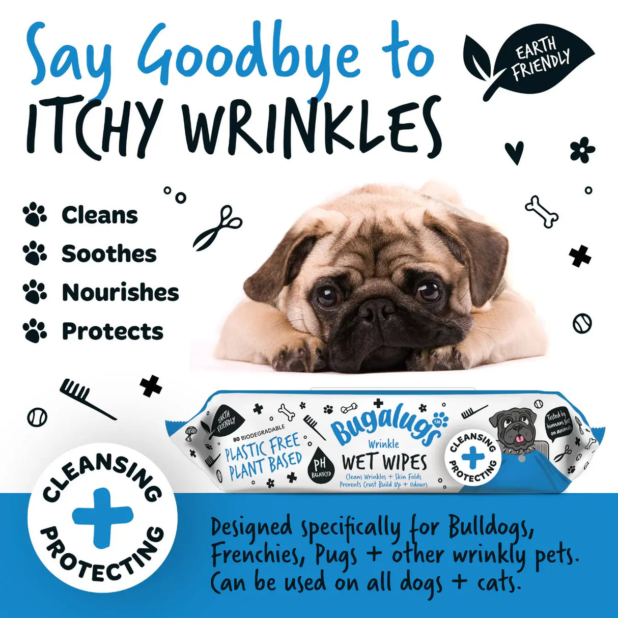 Bugalugs Wrinkle Wet Wipes Bugalugs